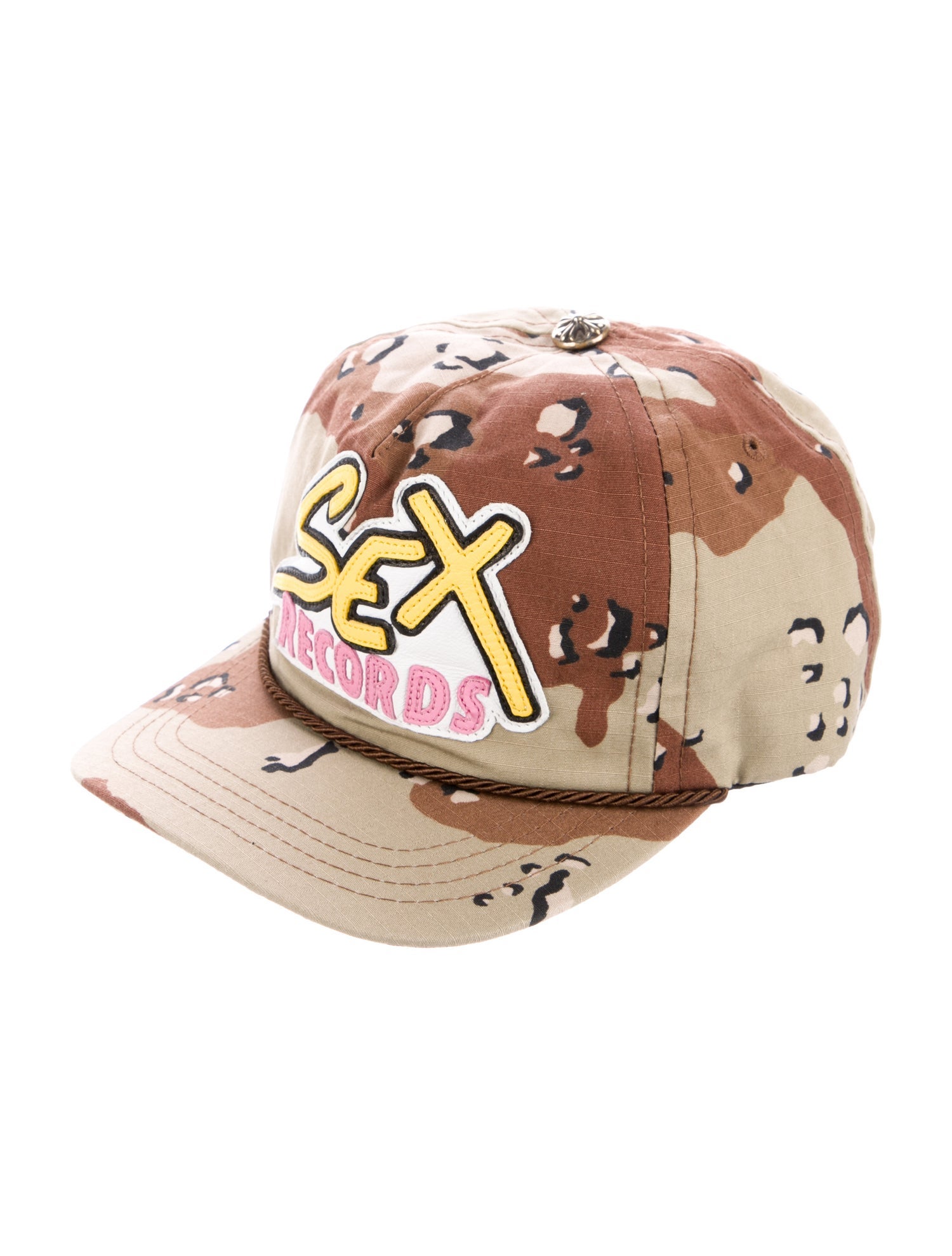 Chrome Hearts Matty Boy Sex Records Snapback Hat - Neutrals Hats