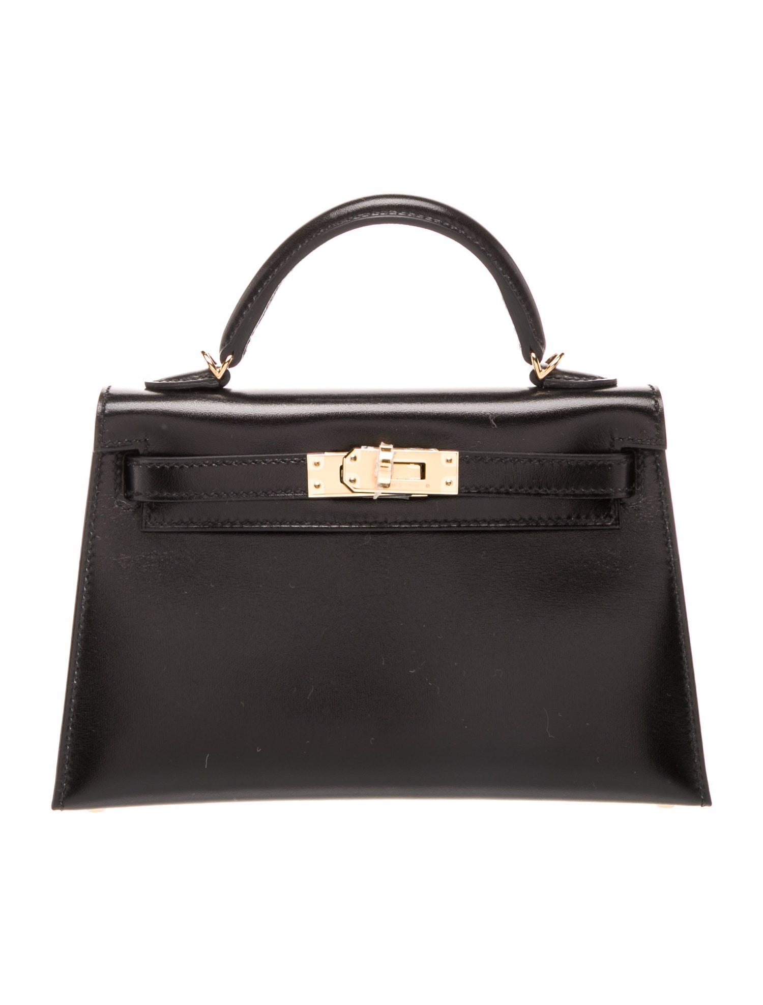 Hermès 2025 Box Mini Kelly 20 - Black Mini Bags, Handbags