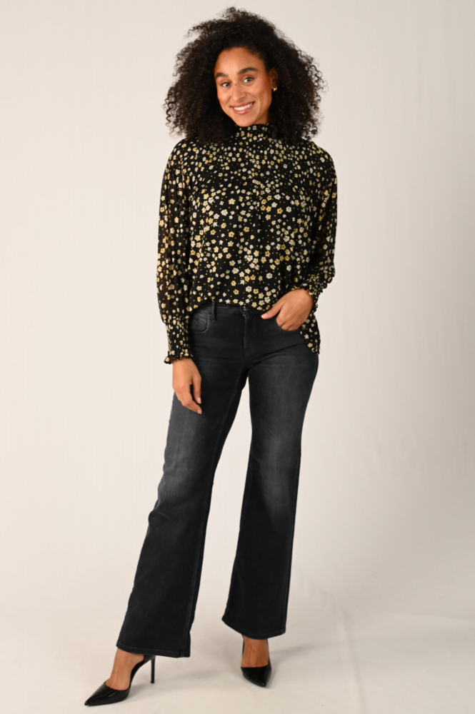 Fabienne Chapot CLT-272-TOP-AW23 blouse / tuniek Zwart | Jeroen