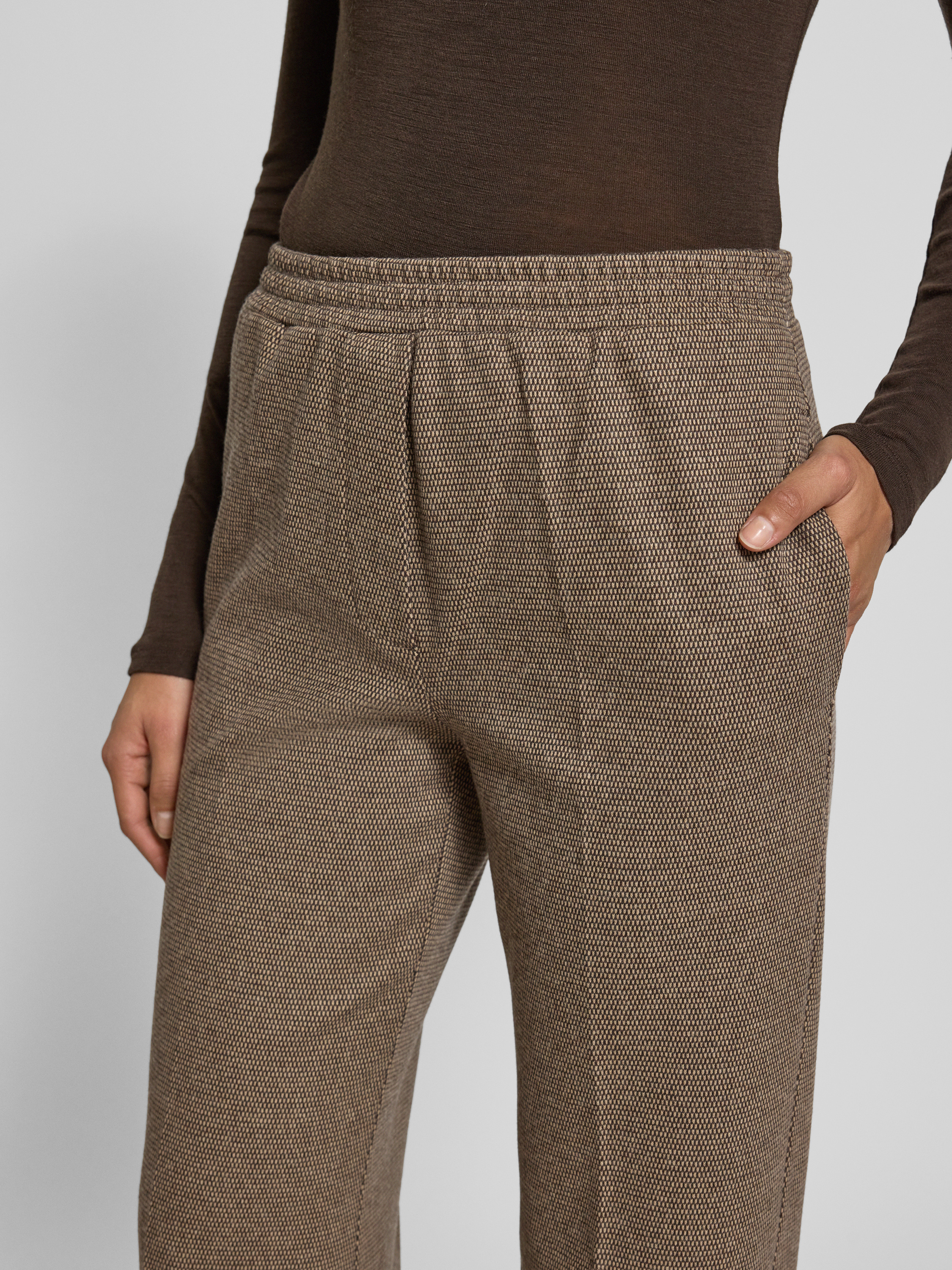 Weekend Max Mara Regular fit broek met wol, model 'ZELMA' in