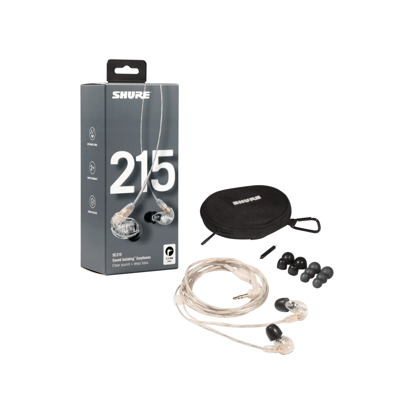 SE215 - Professional Sound Isolating™ Earphones - Shure USA