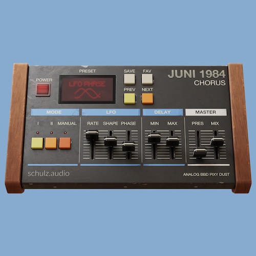Schulz Audio「JUNI 1984 CHORUS」アナログコーラスの名機をDAWで再現