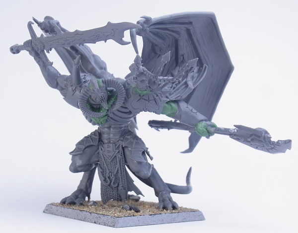 ウォーハンマーのディーモンプリンスをワンパッケージミキシングで