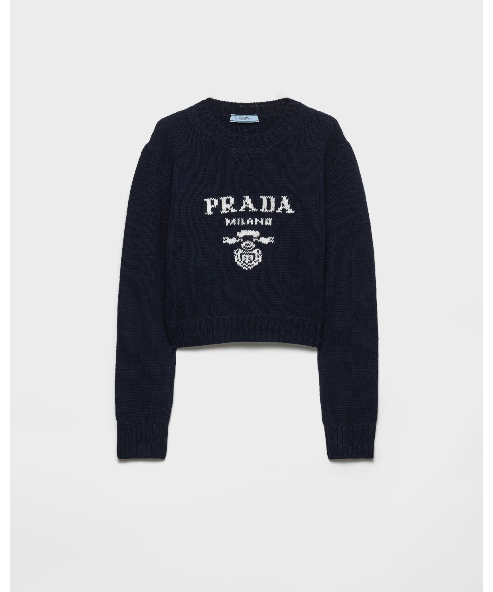 PRADA/プラダ_Men通販 | ウールxカシミヤ クルーネック セーター【送料