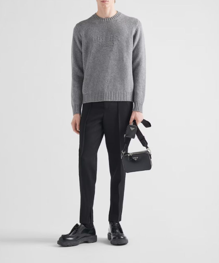 PRADA/プラダ_Men通販 | ウールxカシミヤ クルーネック セーター【送料