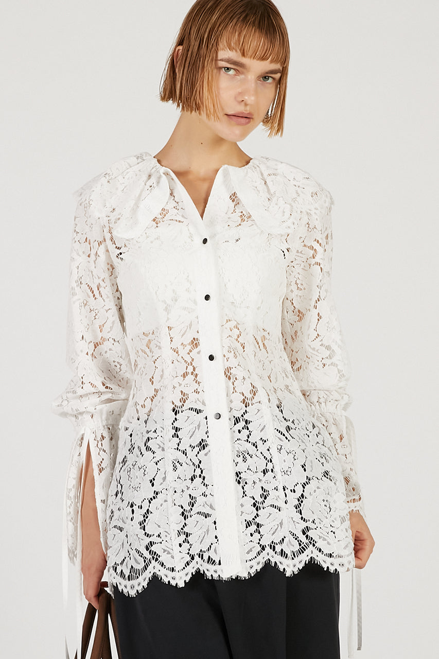 Scallop Lace Blouse - PRE ORDER