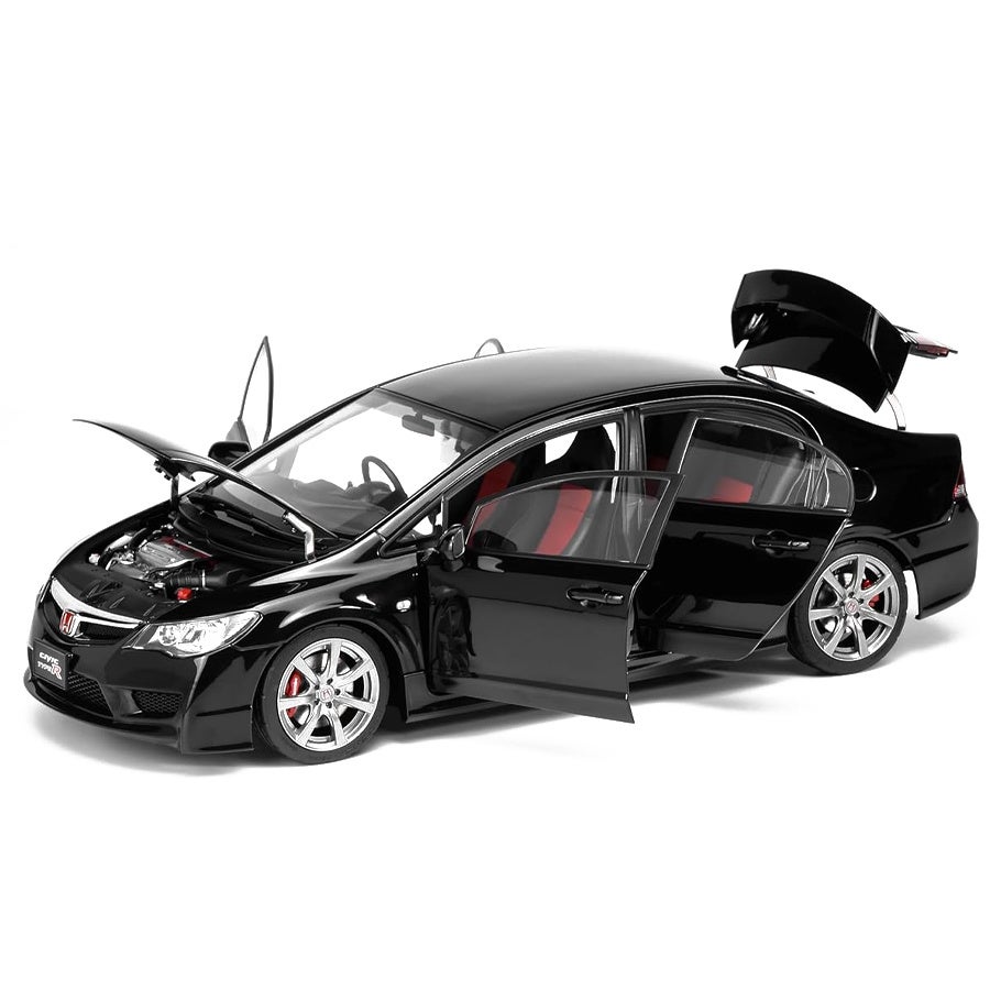 ホンダ シビック Type R クリスタルブラックの 1/18 スケールミニカー