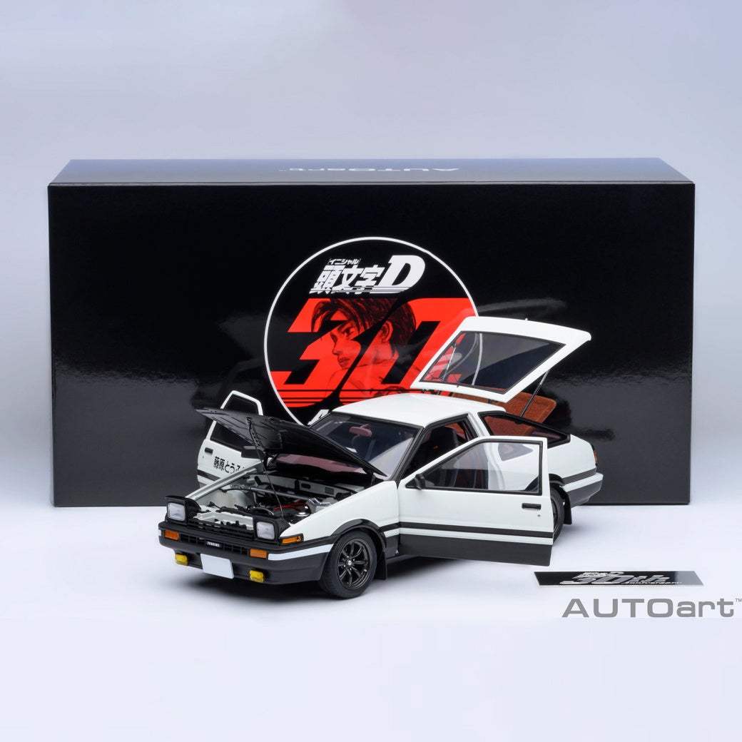 頭文字D』 トレノ (AE86) を精巧に再現した立体1/18サイズ、 「東京