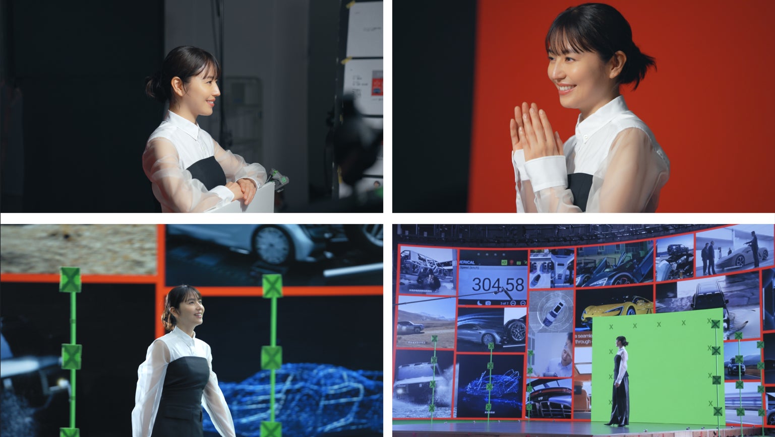 長澤まさみさん、ジャンプや360度回転する車両に驚きの連続 最先端