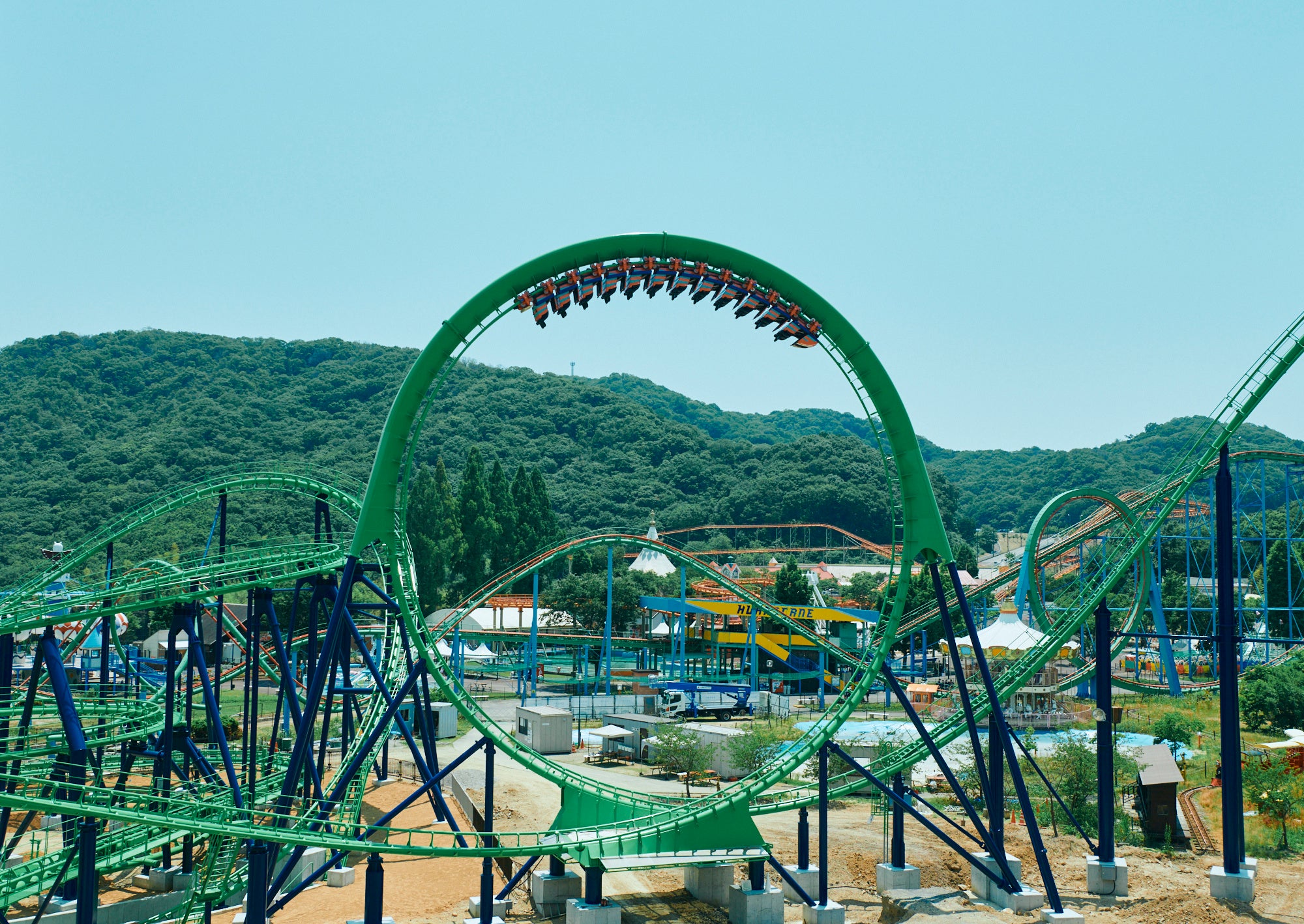 姫センに日本最大の垂直ループ大型ジェットコースター “コースターの