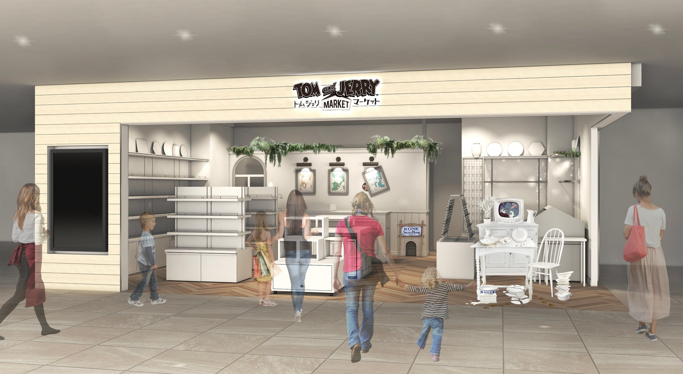 トムジェリマーケット」の常設店が全国初登場!「トムとジェリー」の