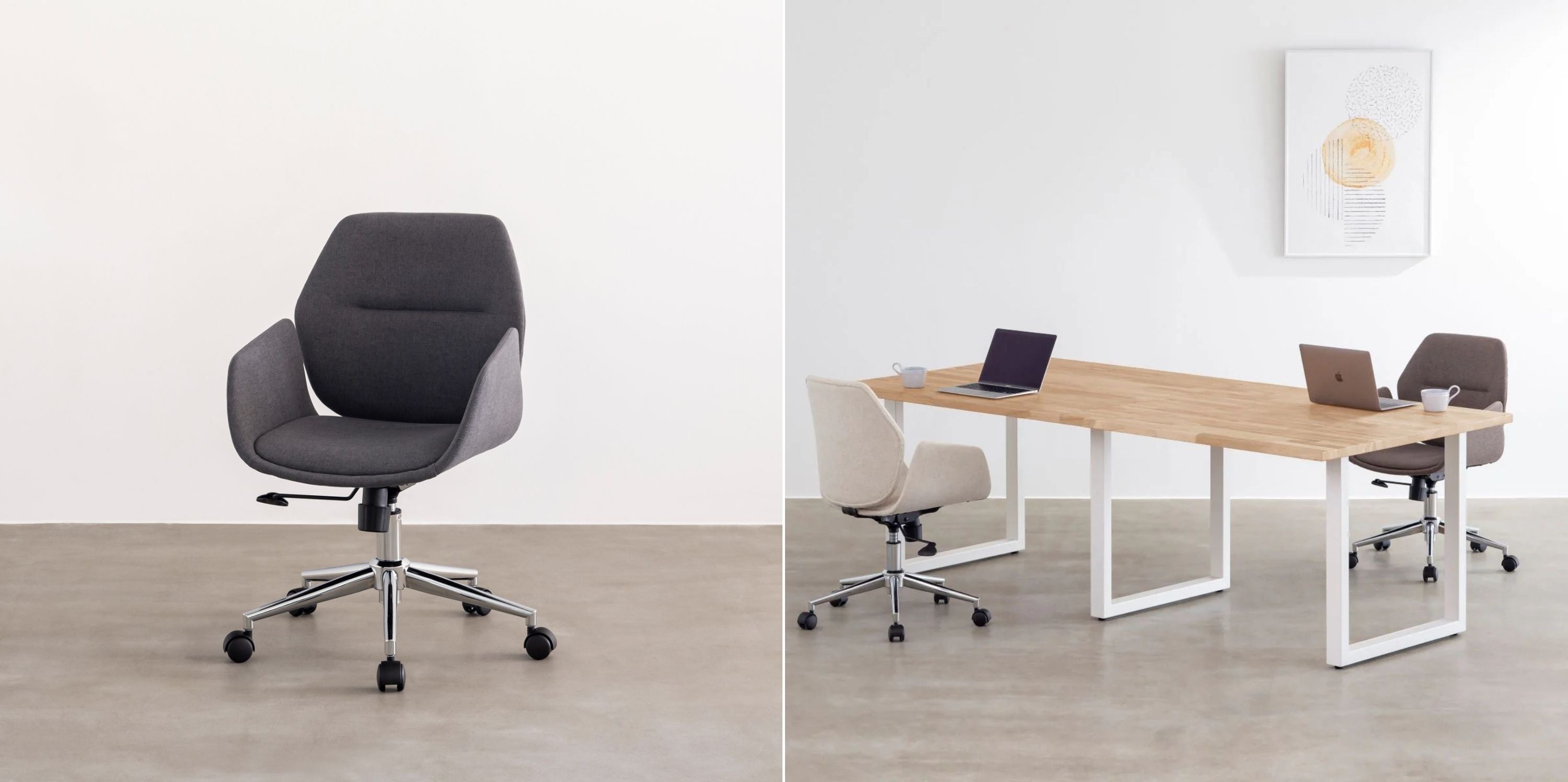 KANADEMONOでしか手に入らないチェアコレクションで、働く空間に美しい