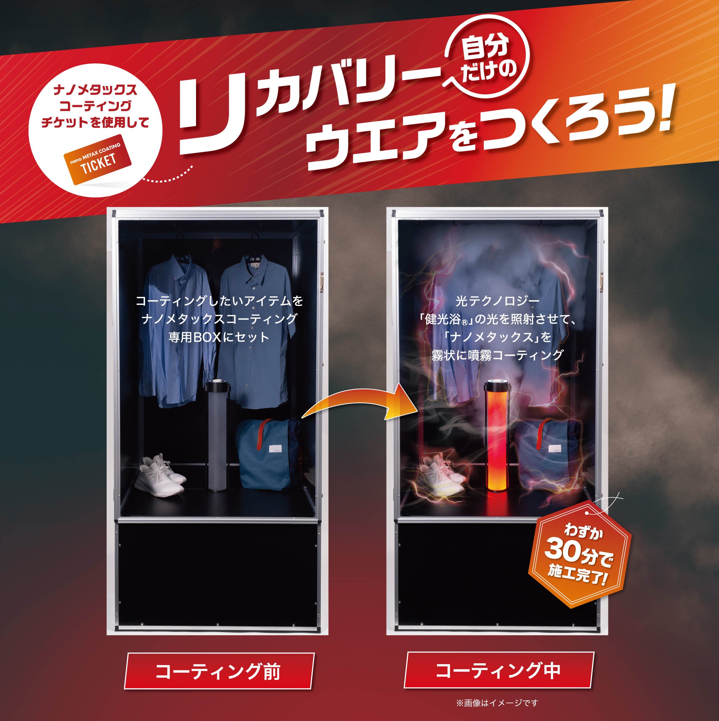 お手持ちの衣類を、リカバリーウエアに変身⁉／ファイテンショップで