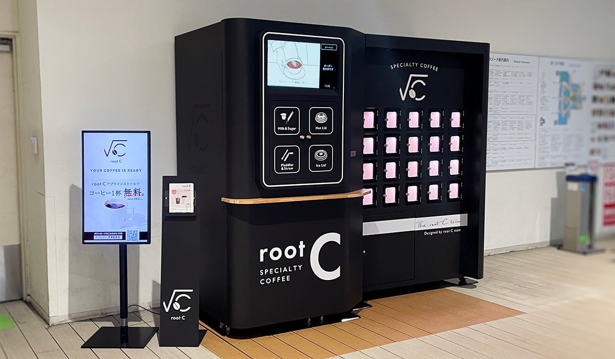 ラゾーナ川崎プラザにAIカフェロボット「root C」を設置。12月23日より