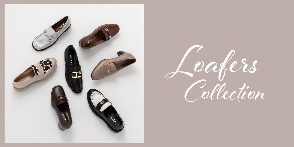 ダイアナ】「Loafers Collection」気分に合わせて履けるバリエーション