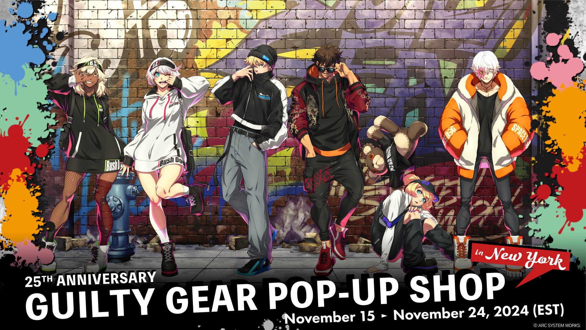 GUILTY GEAR」25th Anniversary Pop-up Shop in New York』開催