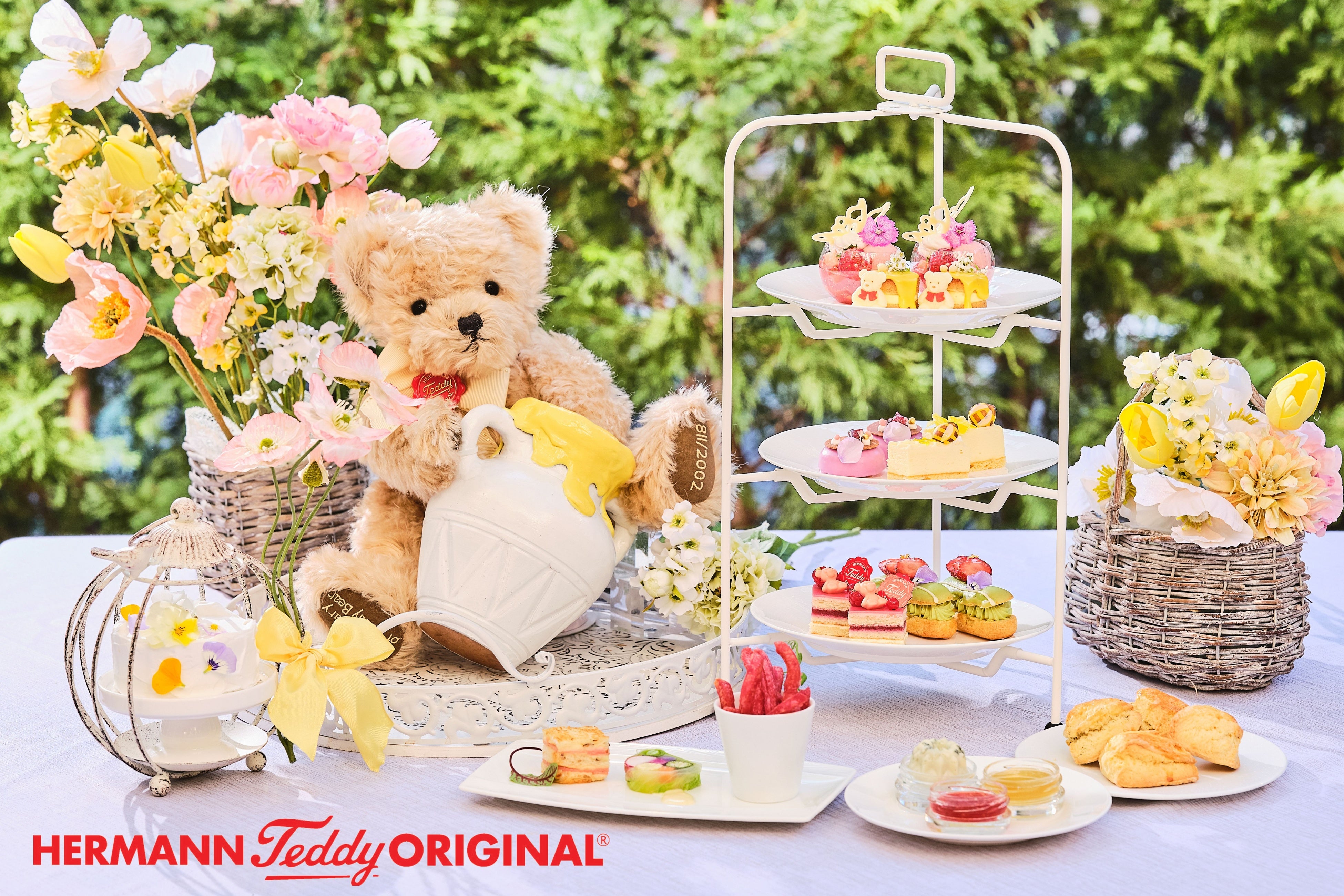 世界三大テディベア「ハーマンテディ」とのコラボレーション！春色満開