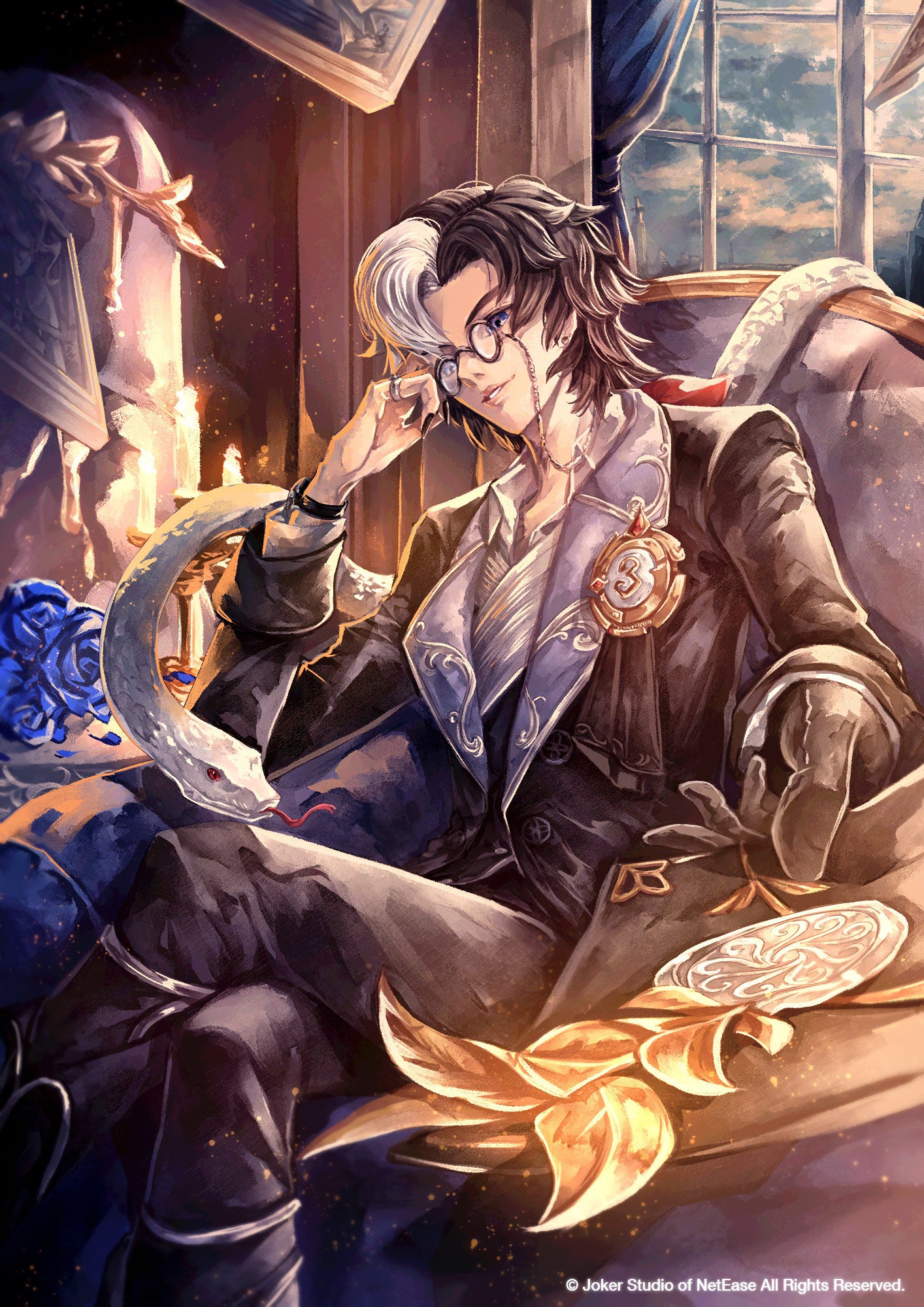 Identity V 第五人格」の美麗な線画を塗った個性豊かな塗り絵作品が