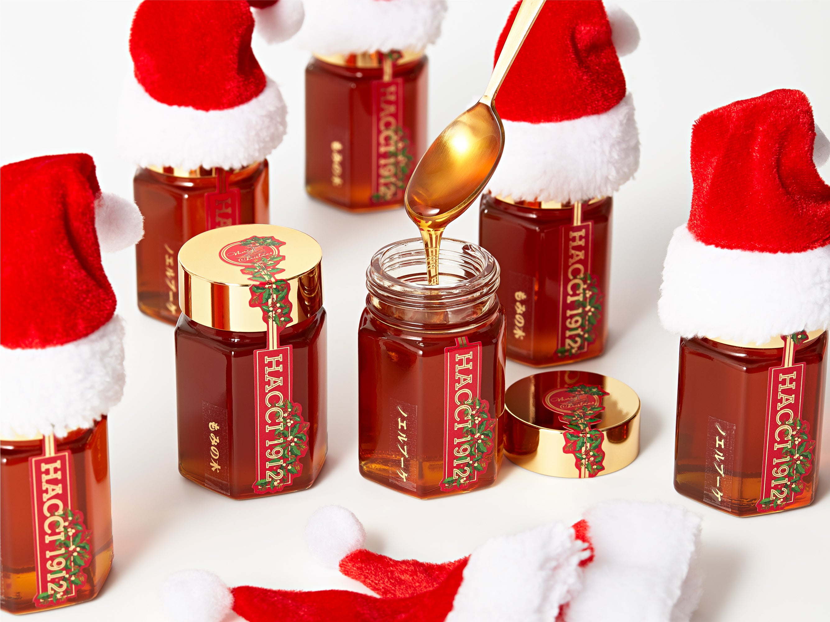 ホリデーシーズンにぴったりな味わい。HACCI クリスマス限定はちみつ