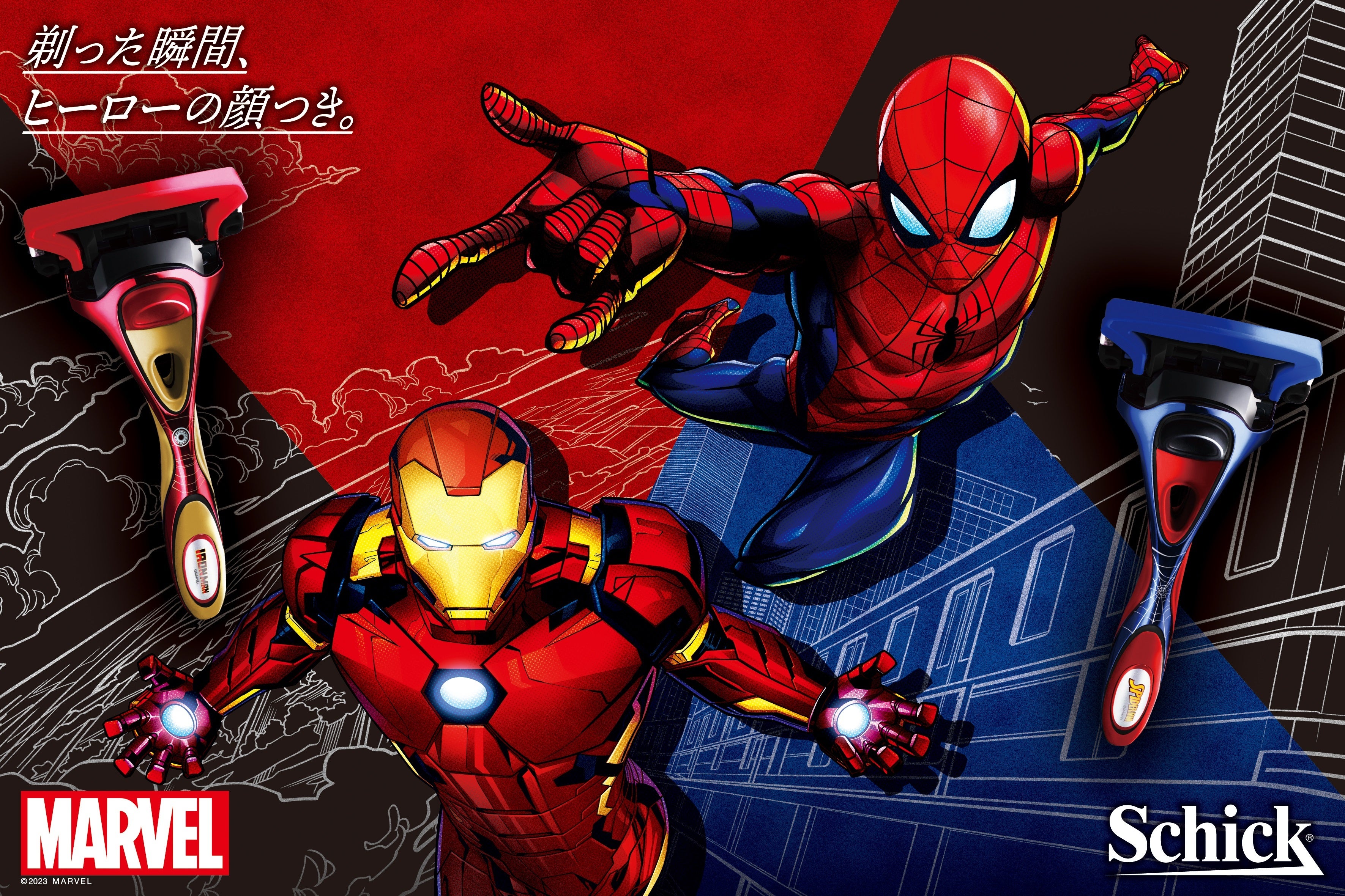 シックがMARVELモデルを初制作！MARVELが誇る「アイアンマン」と