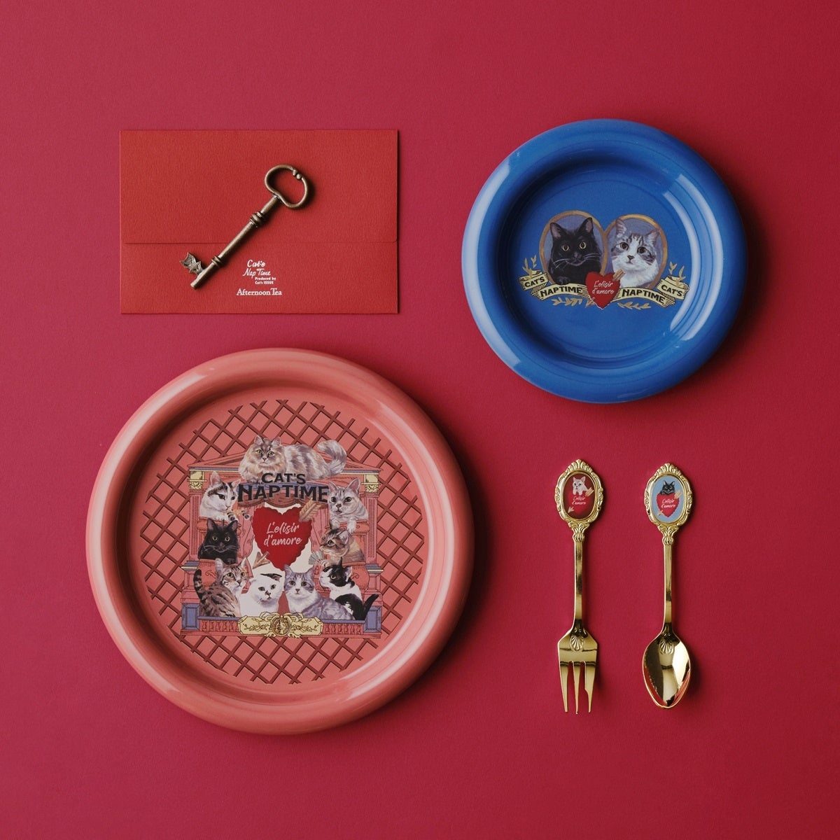 Cat's ISSUEとAfternoon Teaのコラボレーション第11弾！ ネコたちが愛