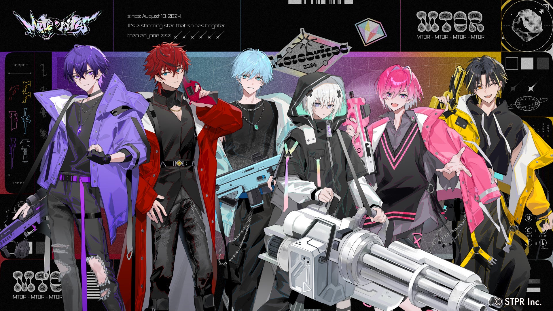 2.5次元歌い手アイドルグループ「めておら - Meteorites -」メンバーの