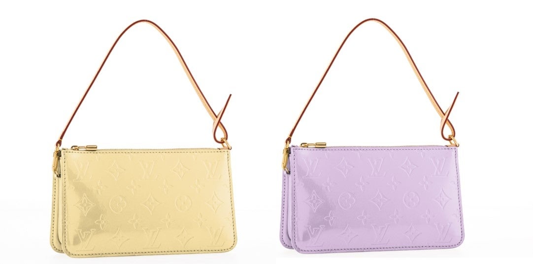ルイ·ヴィトン】パステルカラーのモノグラム·ヴェルニ レザーで仕上げ