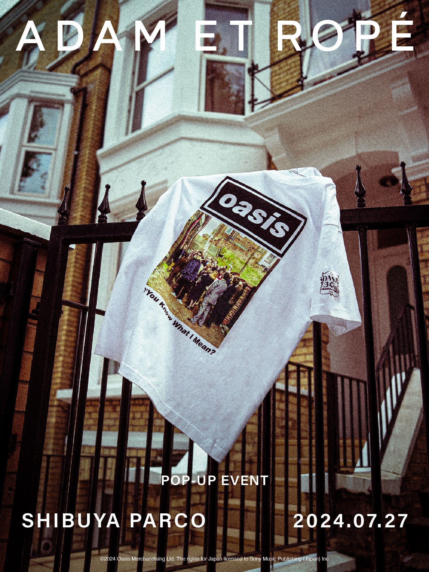 oasis 10Culture / ADAM ET ROPÉ 30th Anniversary T SHIRT RELEASE