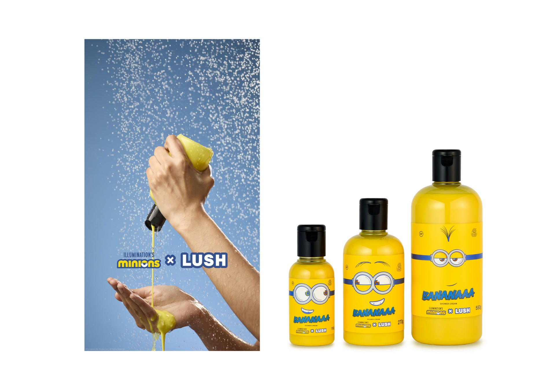 Minions x Lush＞「怪盗グルー / ミニオンズ」シリーズとの