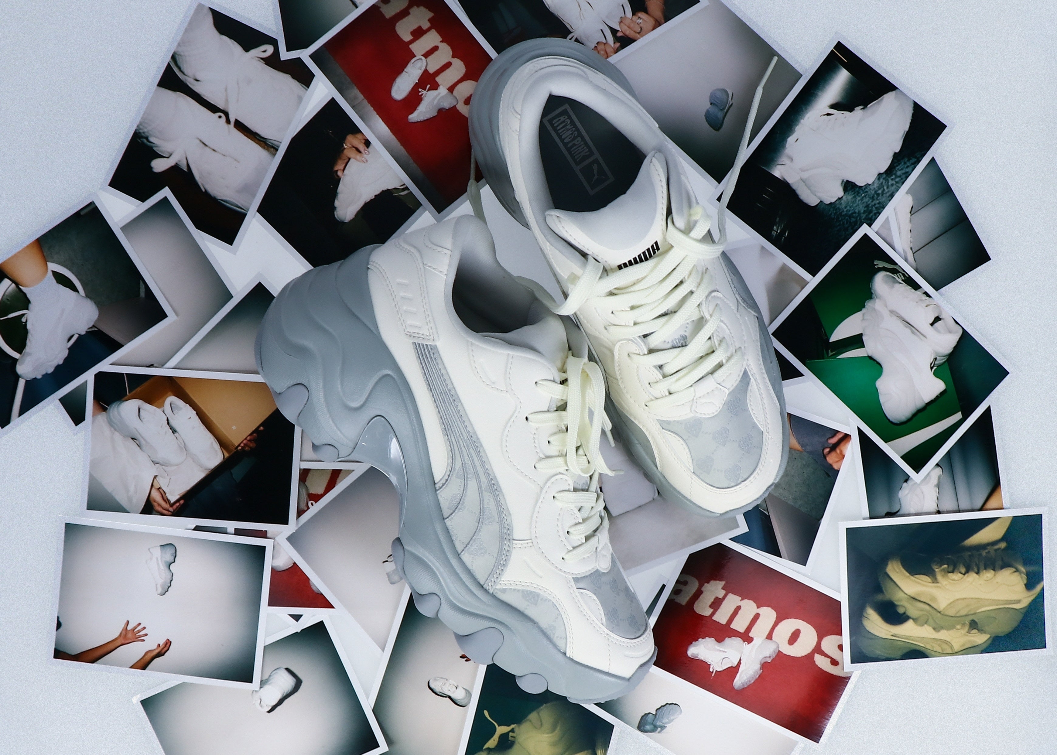 PUMA人気モデル「PULSER WEDGE」からatmos pinkとのコラボレーション