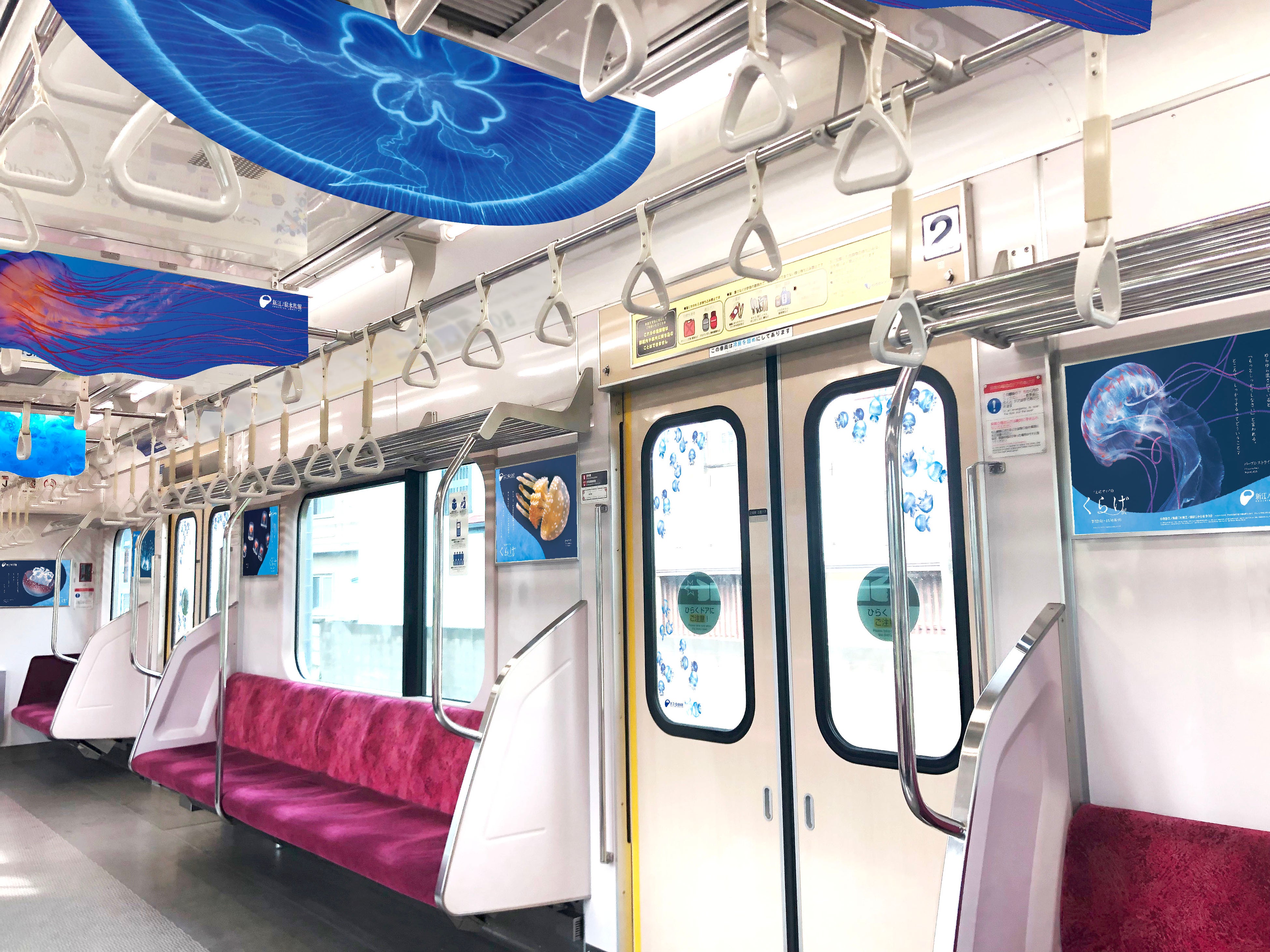 えのすい”のクラゲたちが小田急線をジャック！7月1日（月）から