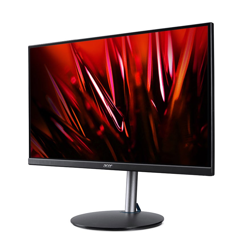 最大120mmまでの高さ調整機能、縦置きできるピボット機能付き