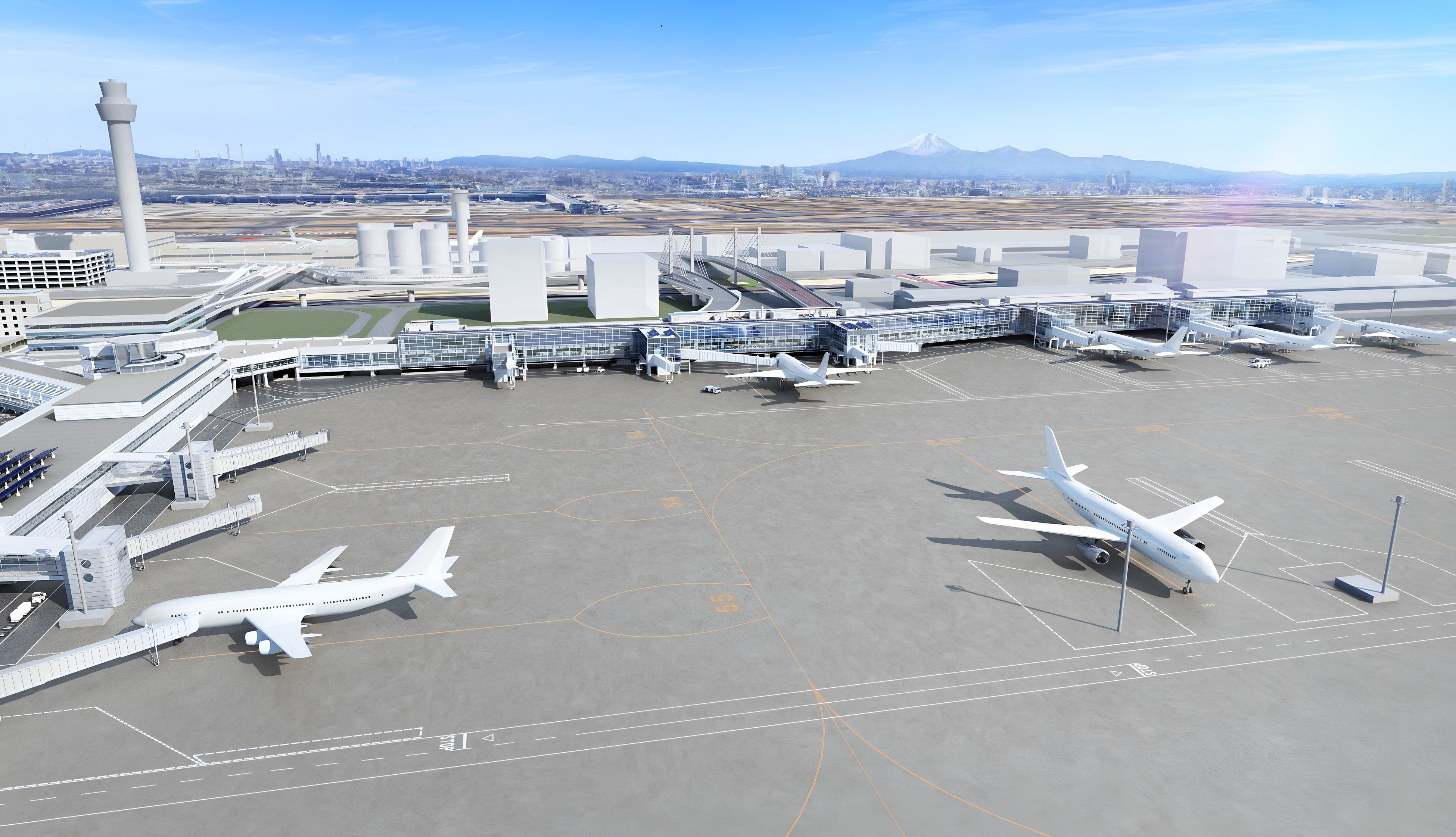 羽田空港第2 ターミナル北側サテライト－本館接続建設工事着手の