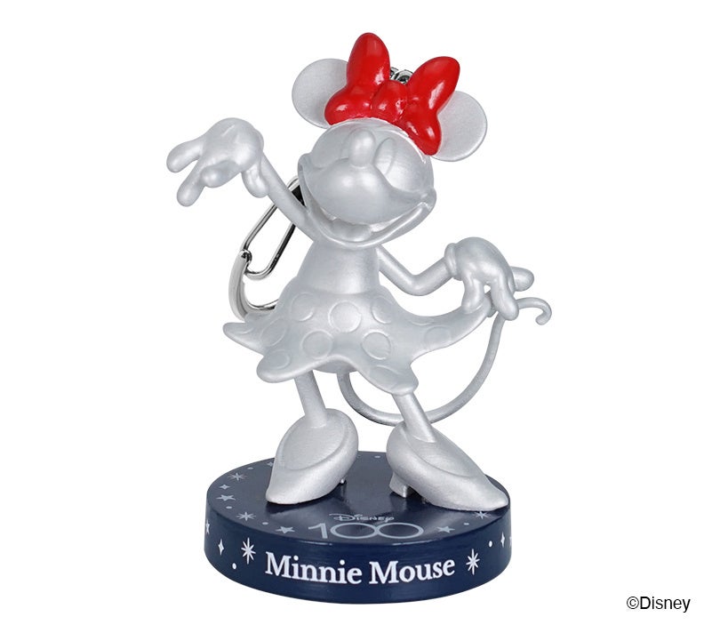 ディズニー創立100周年「Disney 100」限定版のミッキーとミニーが飾っ