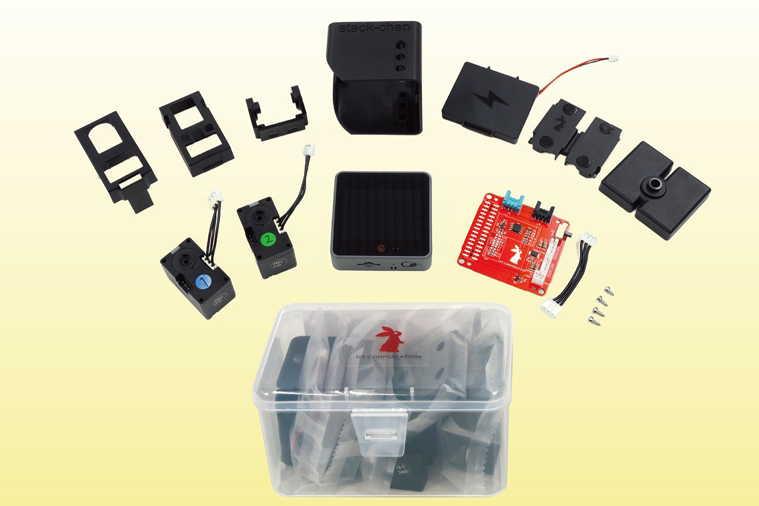 手乗りサイズのかわいいロボット「スタックチャン」を発売します