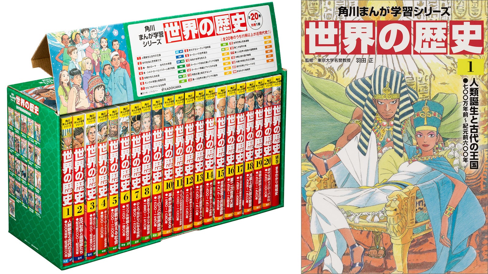 角川まんが学習シリーズ『日本の歴史』、ジャンル別売上で8年連続1位