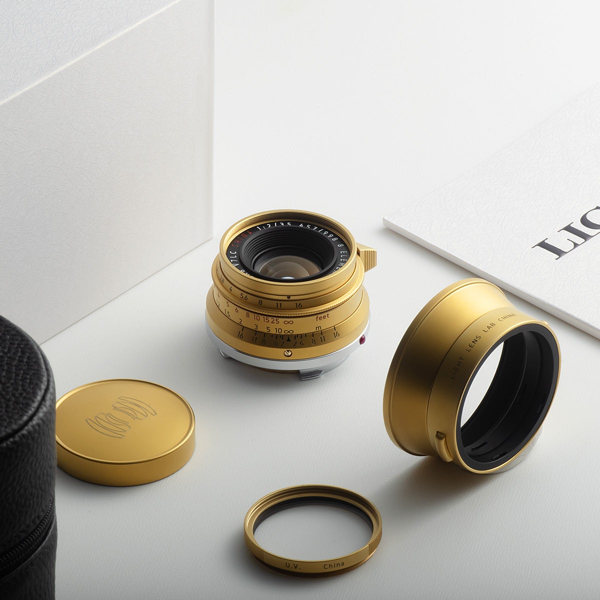 世界限定200本！】LIGHT LENS LAB M 35mm f/2 (周八枚)「ブラス