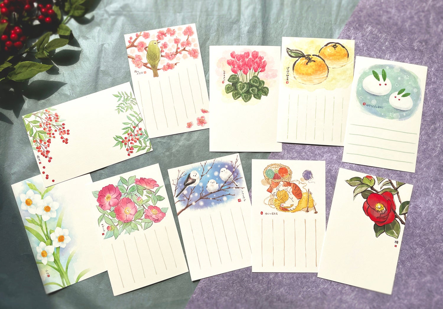 絵入りはがき2022冬柄』の販売開始 | 株式会社郵便局物販サービスの