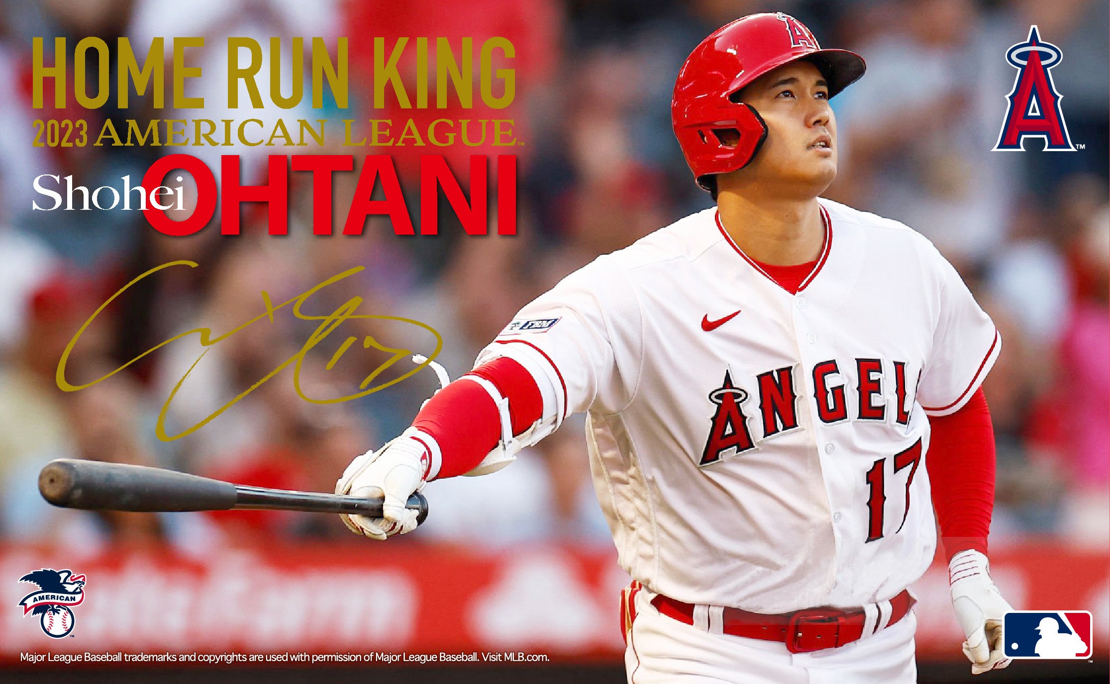 2023 AL™ ホームラン王獲得記念 大谷翔平プレミアムフレーム切手セット
