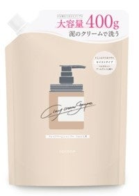 cocone クレイクリームシャンプー、5月上旬より大容量の詰め替えタイプ
