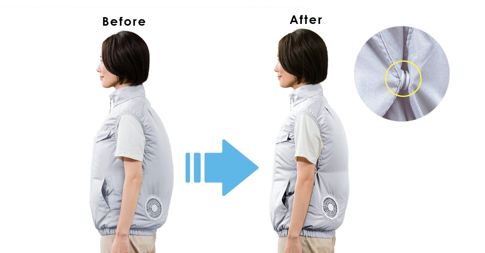 1枚増えても「秒で涼しい」&「スッキリ見え」！レディースにおすすめの