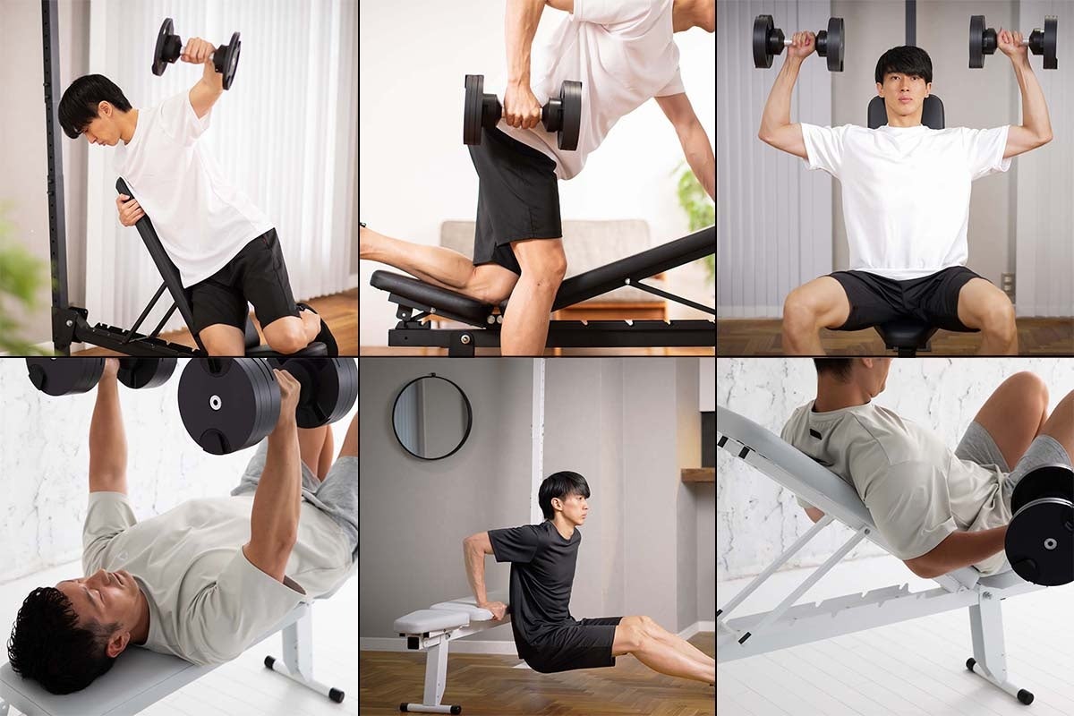 新発想】懸垂マシンとトレーニングベンチが合体＆立てかけ収納！KENSUI