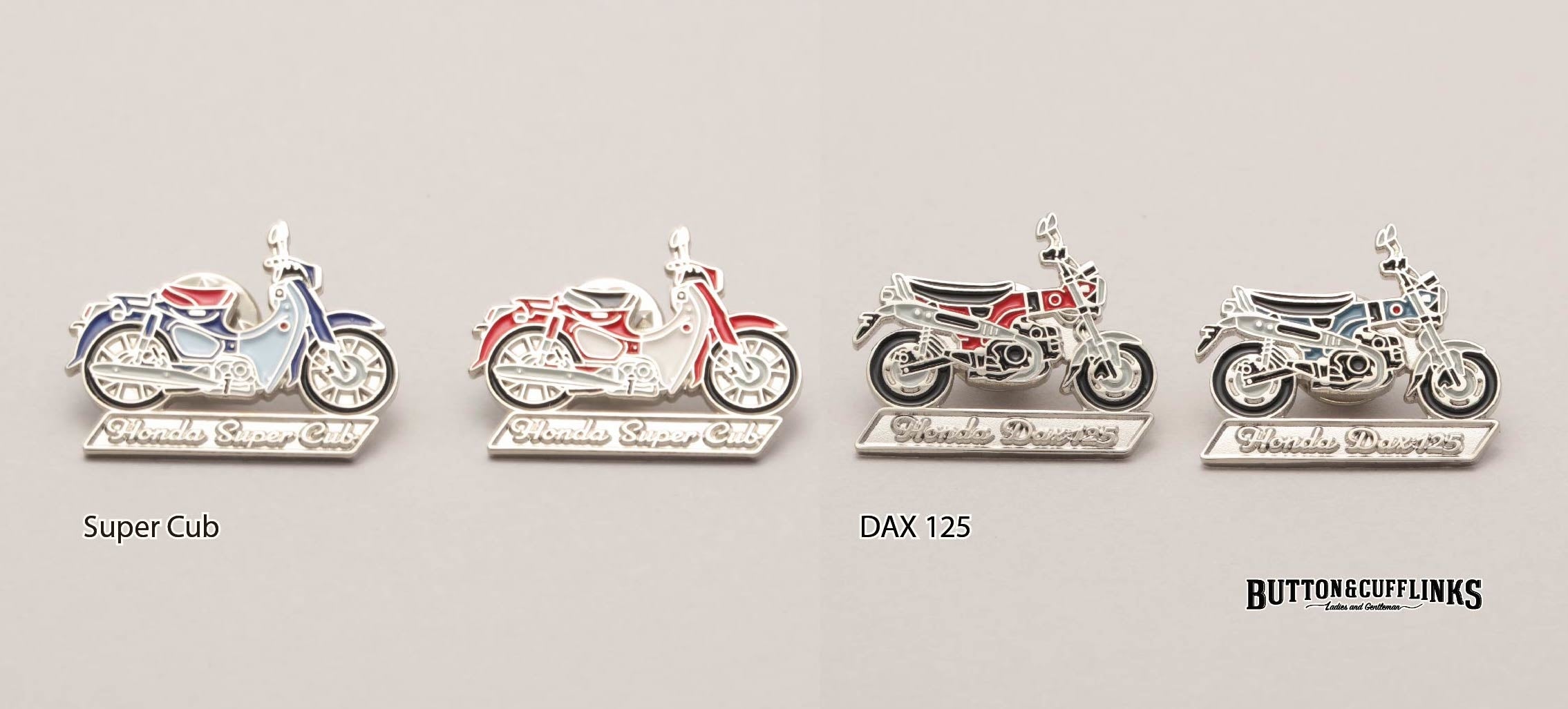 乗っているバイクがミニチュアに！？Honda二輪ピンバッジが2022年秋