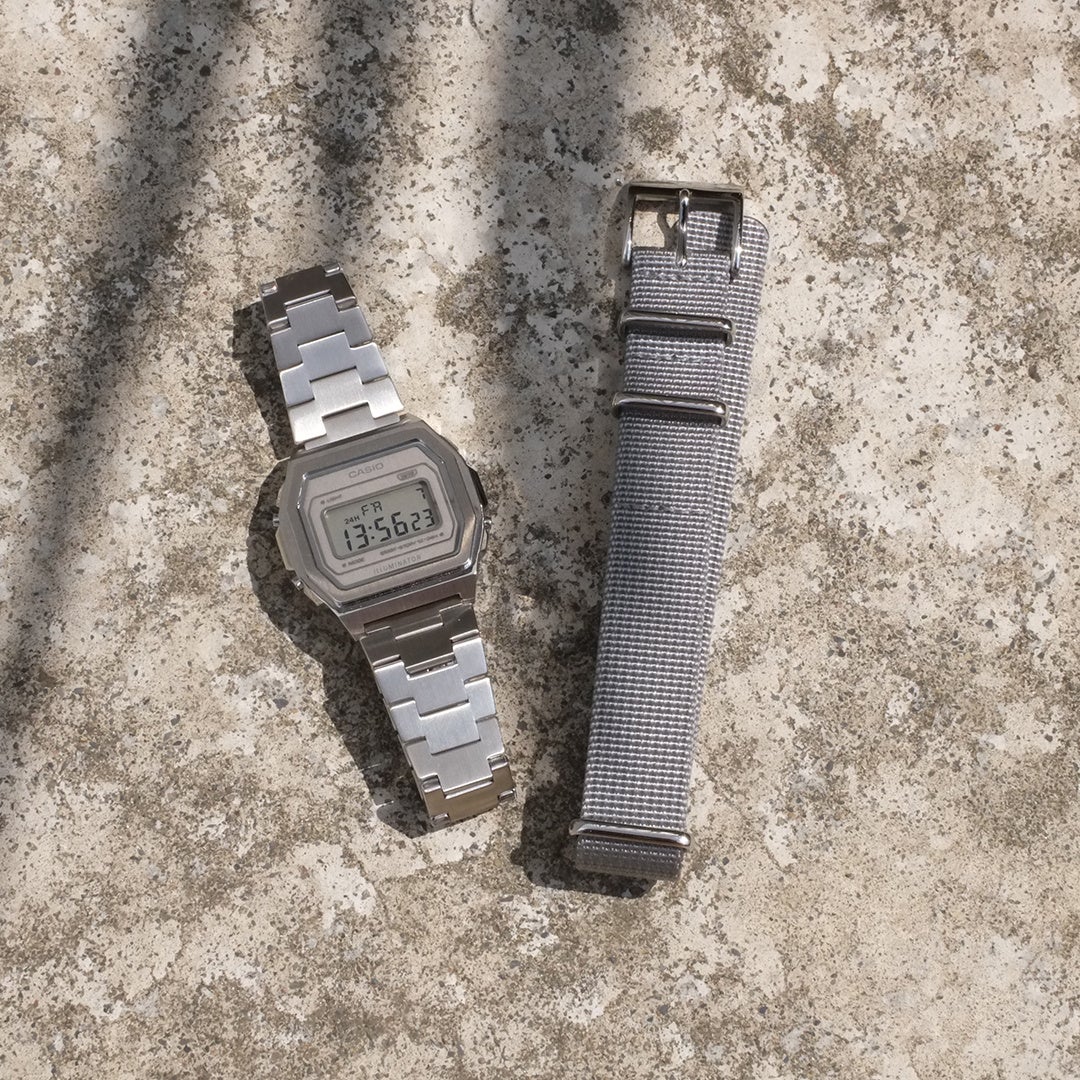 モノトーンコーデをスタイリッシュにする【カシオクラシック】の新作