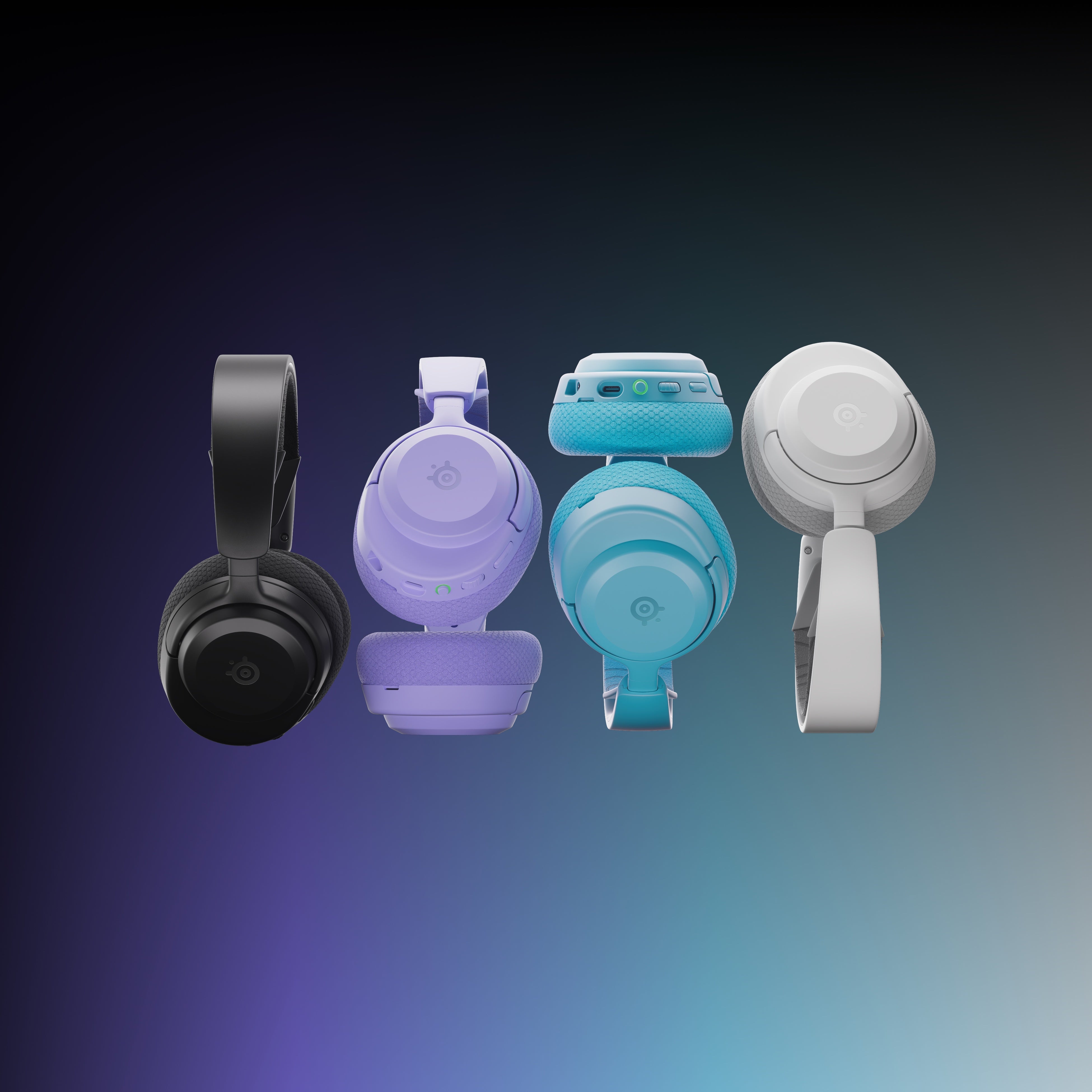 豊富な4色カラーバリエーション、260g超軽量ワイヤレスヘッドセット