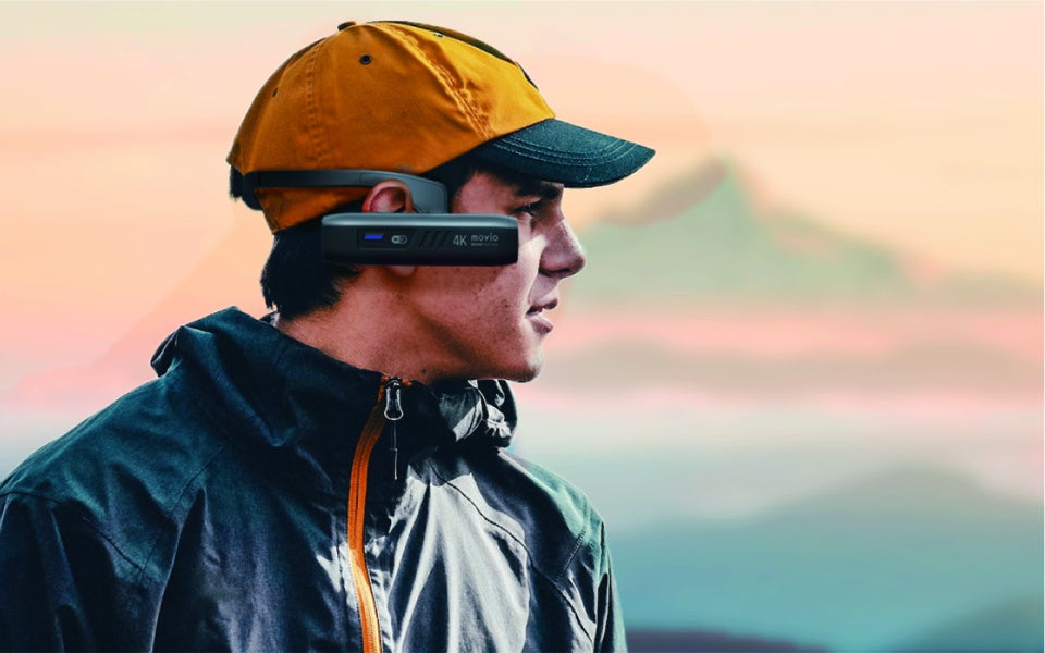 movio 新製品】Wi-Fi機能搭載 高画質4KUltra HDヘッドマウントカメラ