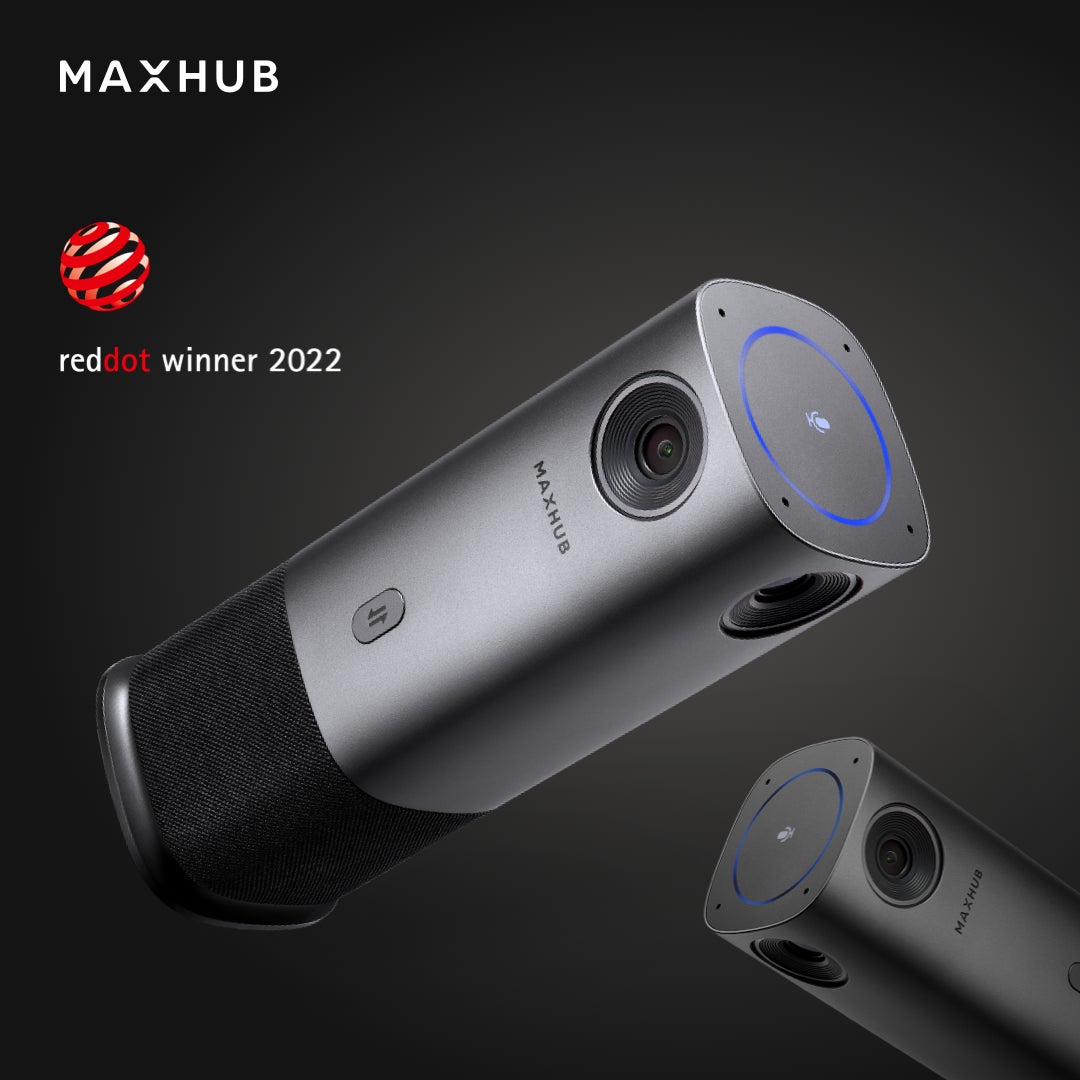 MAXHUB 360度全方位WEBカメラ「UC M40」が国際的なデザイン賞「Red Dot