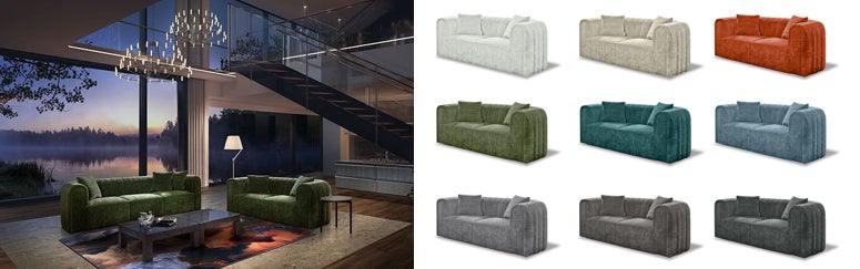 トーヨーキッチンスタイルオリジナルソファ「集（つどい）ソファSQ・CK