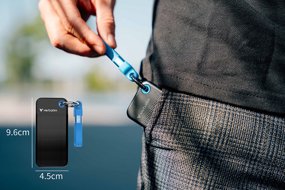 Verbatim】バーベイタム ユニークな外付けSSD Pocket（1TB/2TB）発売