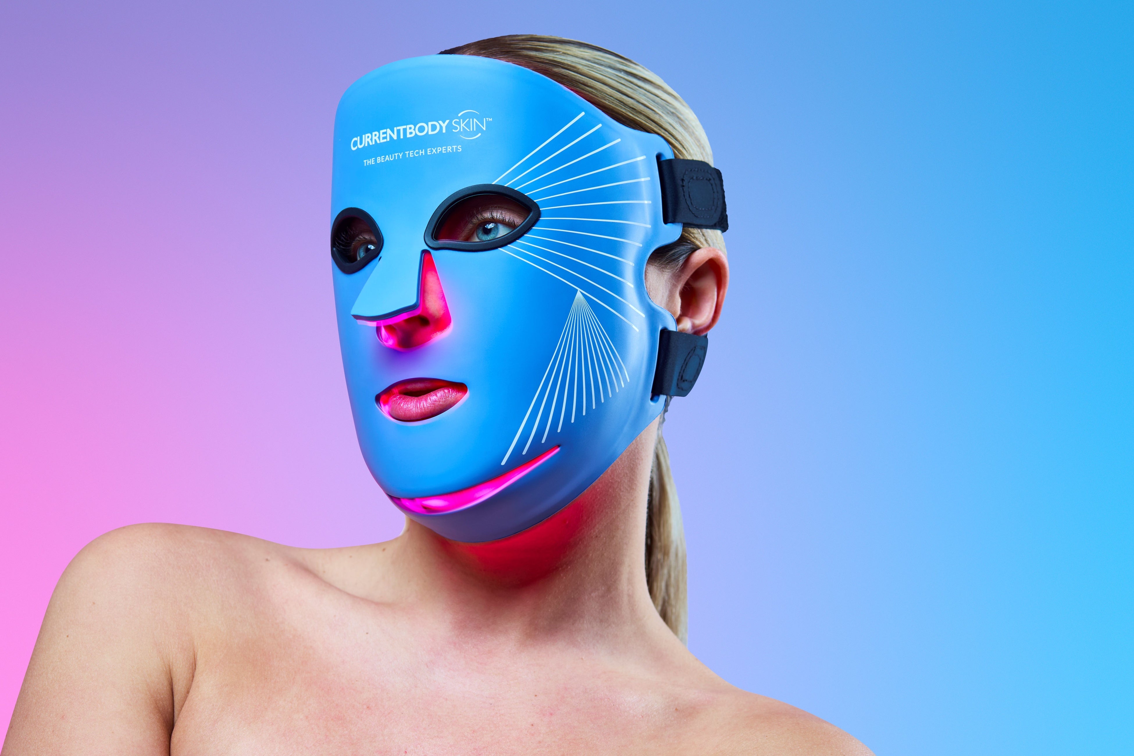 英国発の美容機器ブランドカレントボディ、赤・青のLEDを搭載した皮脂